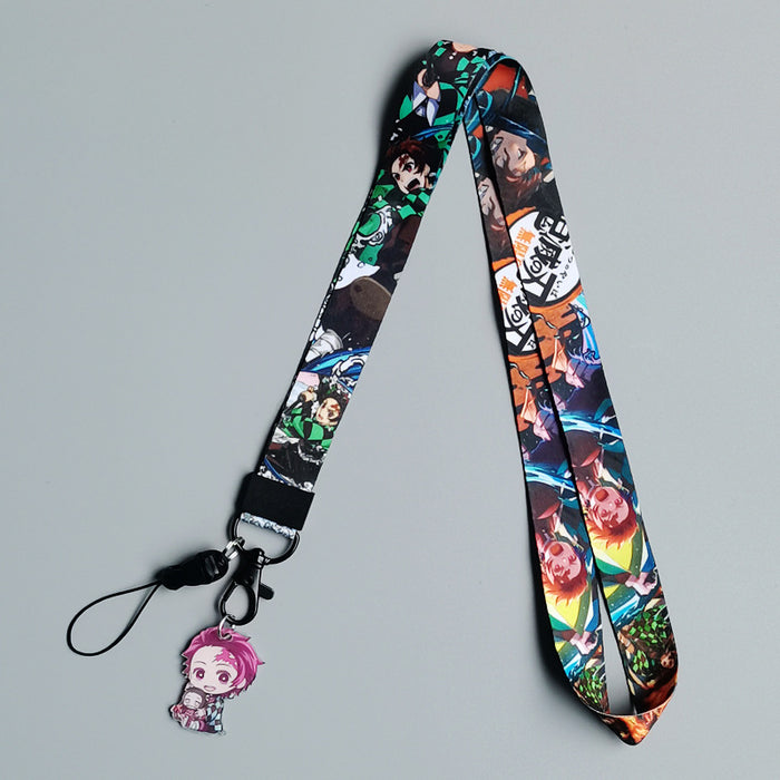 Wholesale Cartoon Lanyard Keychains Removable Wrist Strap