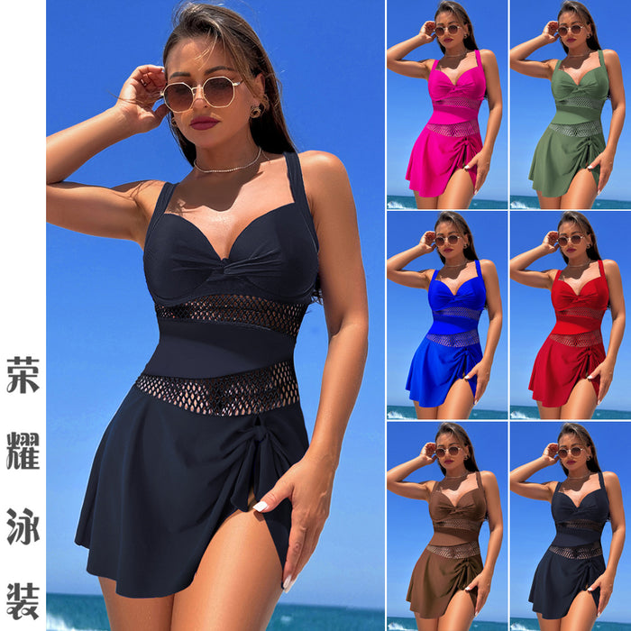 Wholesale New one-piece swimsuit for women, swimsuit skirt