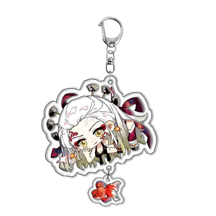Wholesale 10pcs/set Acrylic double-sided keychain anime peripheral pendant