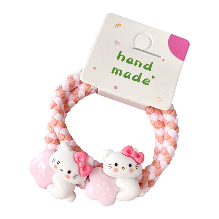 Wholesale Cartoon Braided Children Plastic Hair Band JDC-HS-Leiyang001