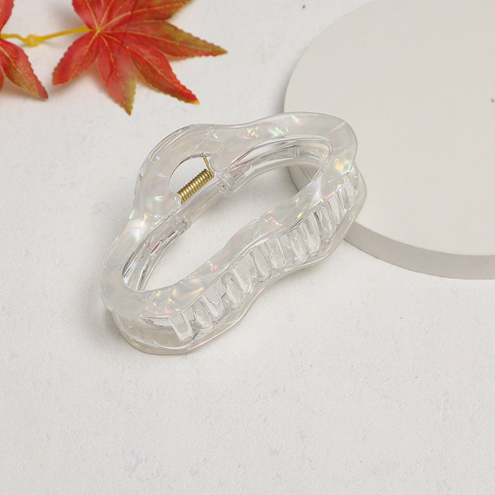 Wholesale New style clip with large hollowed out cloud pattern, high-end hair clip, light luxury style wholesale