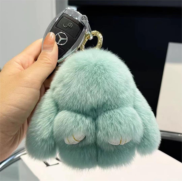 Wholesale  Fur Plush  Key Chain Pendant Plush Doll Bunny Bag Pendant Plush Doll