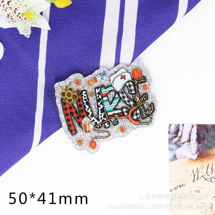 Wholesale Cartoon Organ Acrylic Pin DIY Patch Accessories JDC-FK-OuYie005