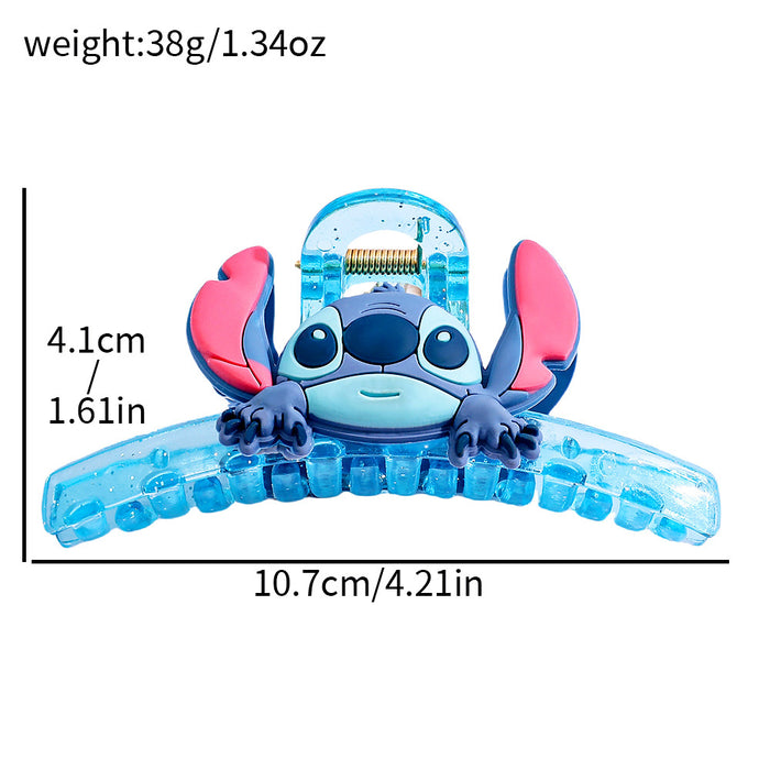 Wholesale Cartoon Headwear Transparent Crystal Hair Clip Cute Style Hair Accessory