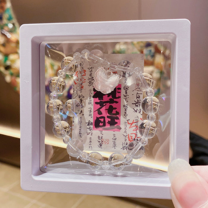 Wholesale Glass Butterfly Bracelet Trendy Handmade Fashion Accessory MOQ≥3