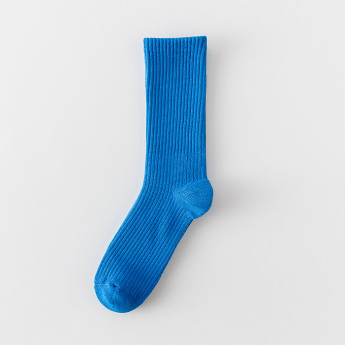 Wholesale Sports socks, basketball socks, mid tube socks, cotton socks, men's socks, solid color looped socks, comfortable socks, long tube socks