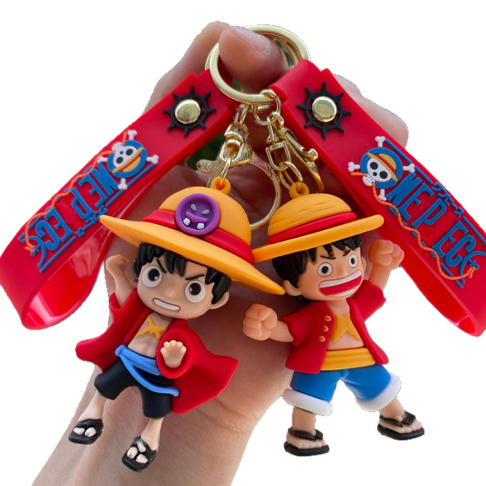 Wholesale 2pcs Cartoon Figure Keychain Backpack Pendant