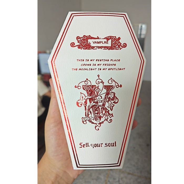 Wholesale Gothic  Coffin Jewelry Box Fashion Jewelry Accessory Decorative Storage For Earrings Rings Necklaces Boutique Resale