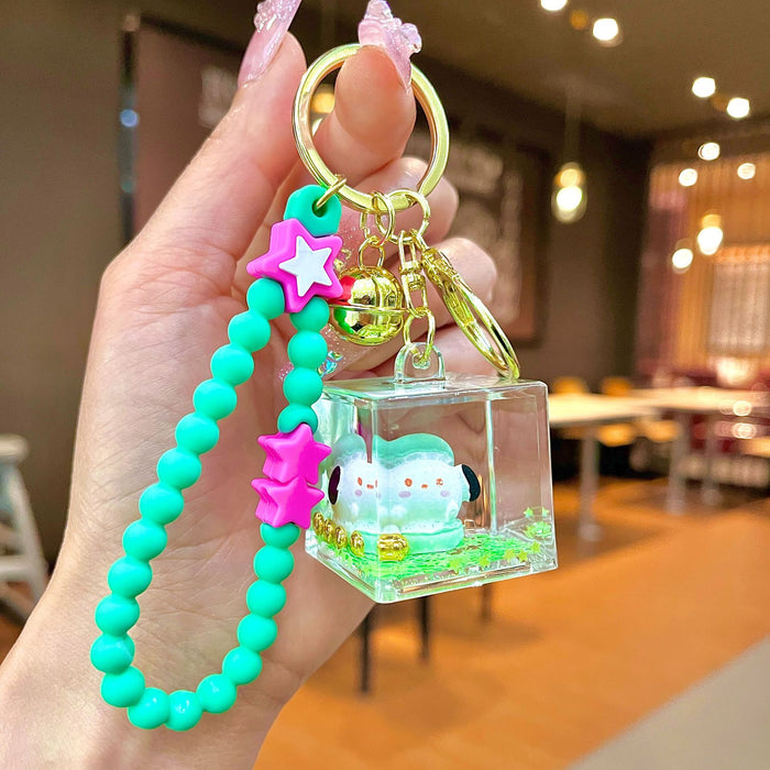 Wholesale Acrylic Large Square Cartoon Doll Keychain JDC-KC-JinM011