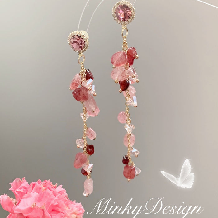 Wholesale Holiday style sunflower earrings exaggerated women' s seaside travel photo earrings