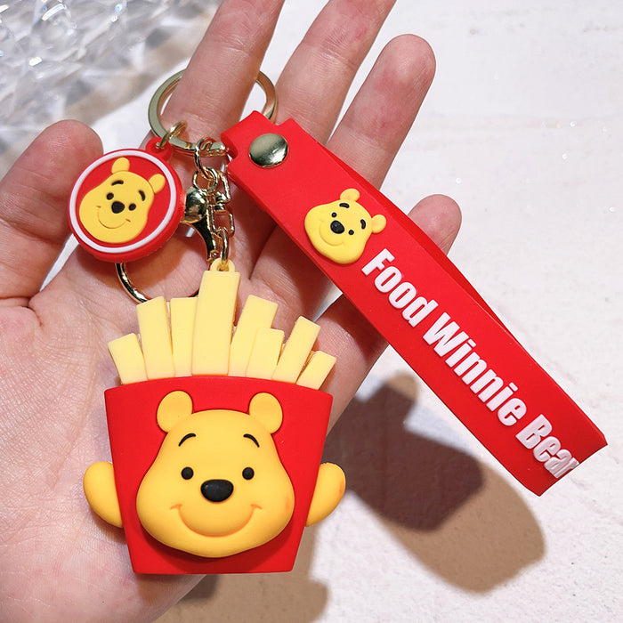 Wholesale Cartoon doll keychain,  cute bag charm,  silicone