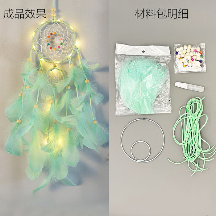 Wholesale DIY Dreamcatcher Wind Chime Craft Kit Family Team Building Activity Kids Craft Supply MOQ≥2