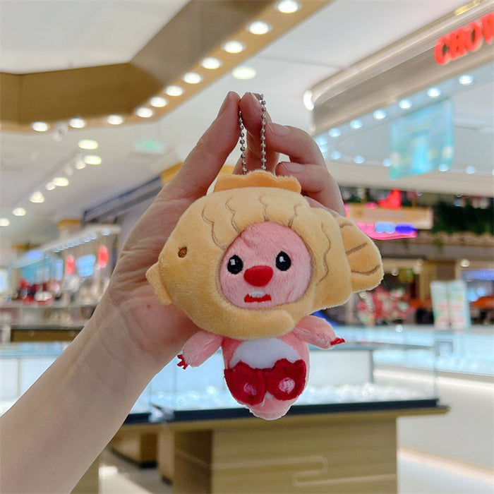 Wholesale  Cute Beaver Pendant Plush Toy Doll  Bag Pendant Keychain