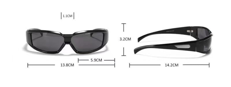 Wholesale Punk high-end sunglasses riding windproof sunglasses