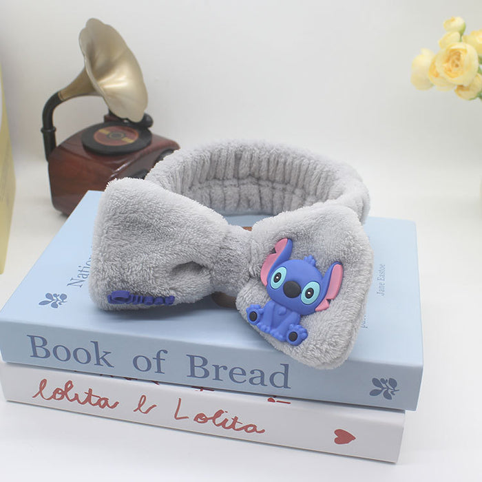 Wholesale Plush Hair Band  Bow Soft Hair Band Wash Face Doll Hair Band