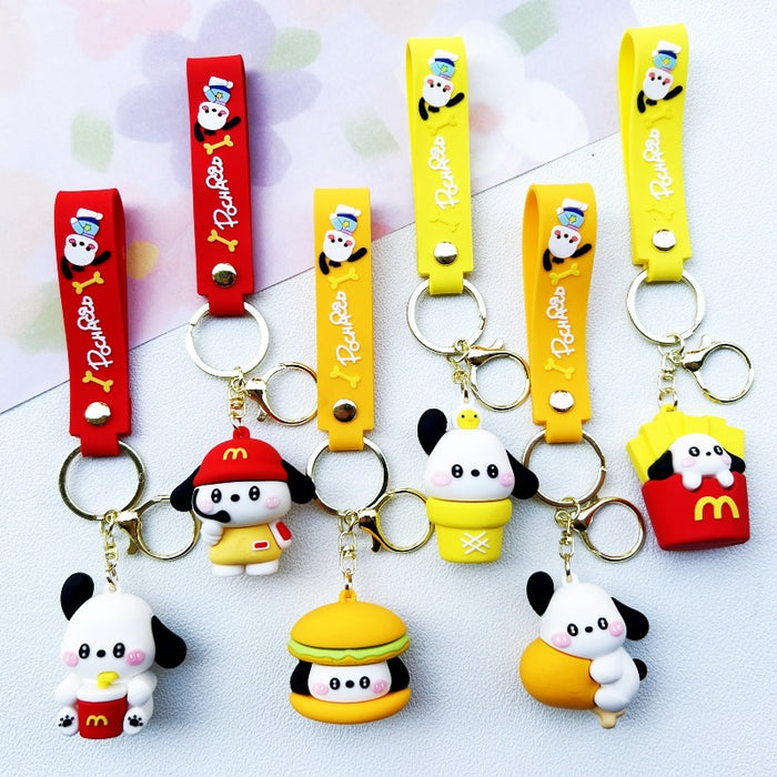 Wholesale PVC cartoon doll Keychain JDC-KC-WuYi091