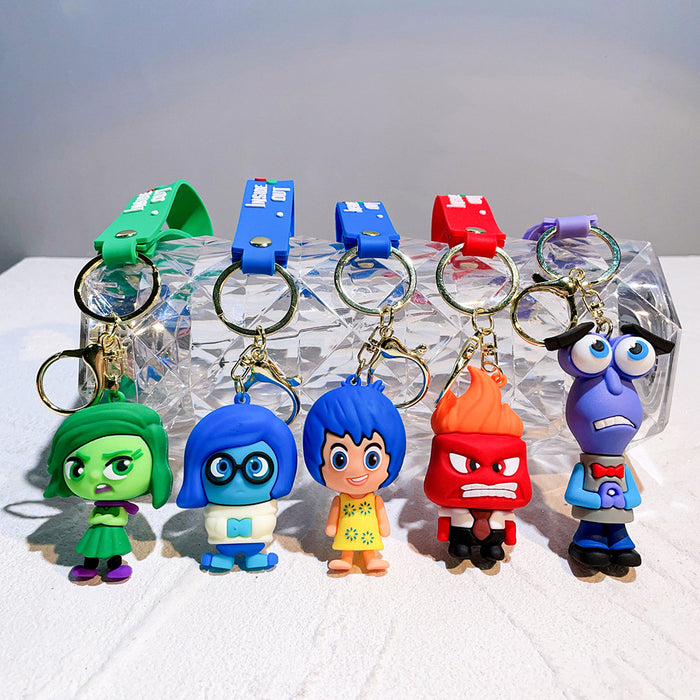 Wholesale PVC Cartoon Three-dimensional Keychain JDC-KC-Qiwei029