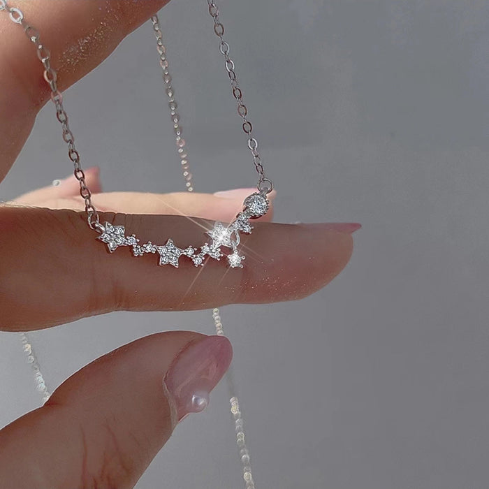 Wholesale Titanium steel necklace pendant, versatile collarbone chain, simple accessory