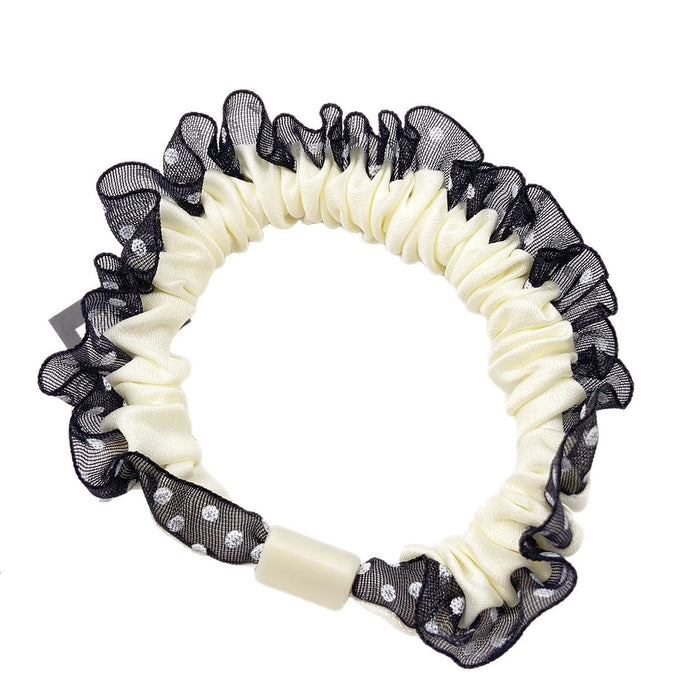 Wholesale  polka dot scrunchies Hair Scrunchies