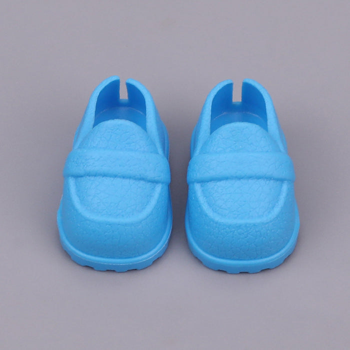 Wholesale Shoes suitable for cotton doll leather pattern shoes toys