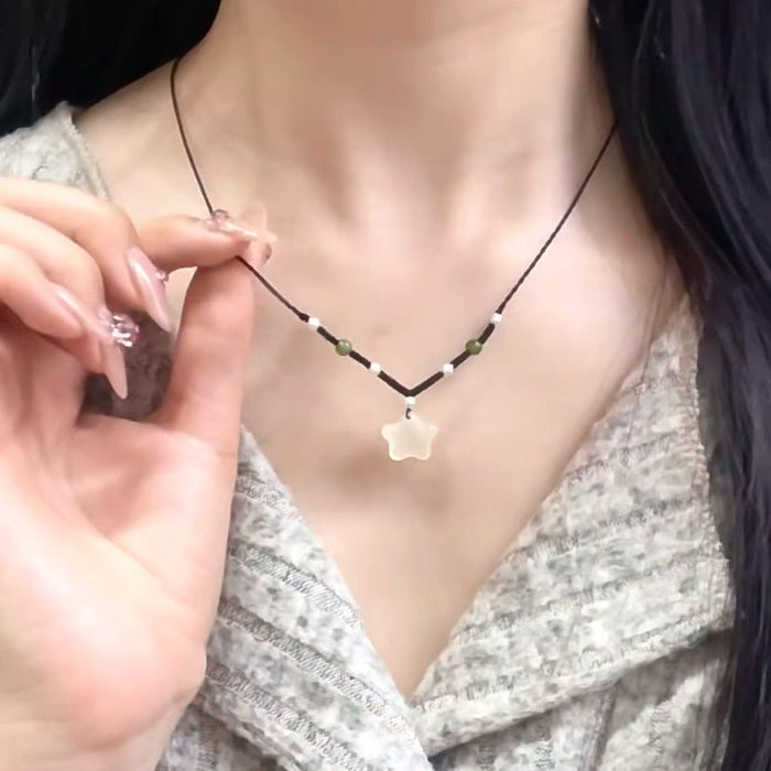 Wholesale Flowers, butterflies, stars, pendants, hanging ropes, hand woven necklaces, simple accessories