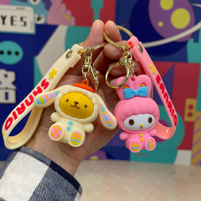 Wholesale Doll keychain pendant cute cartoon car keychain