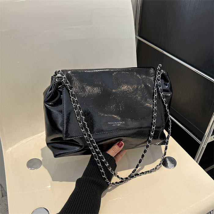 Wholesale PU Simple Chain Shoulder Bag JDC-SD-MingShuo001