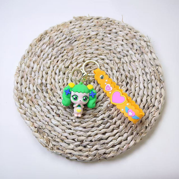 Wholesale Cute Cartoon 3D Keychain Pendant PVC Bag Charm Backpack Accessory Party Gift