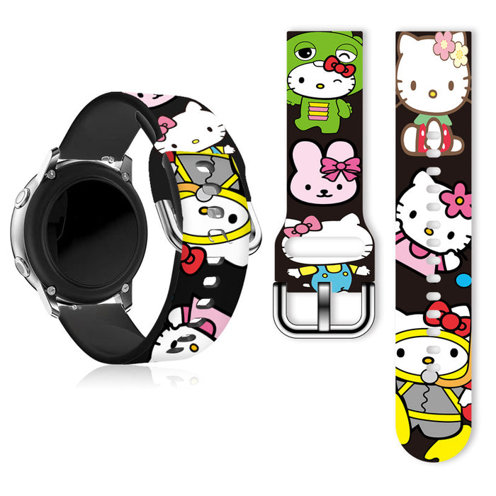 Wholesale Printed TPU Watch Strap Wrist Strap JDC-WD-NuoQi087