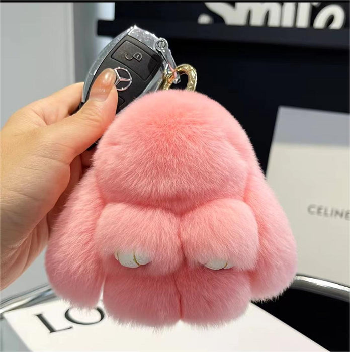 Wholesale  Fur Plush  Key Chain Pendant Plush Doll Bunny Bag Pendant Plush Doll