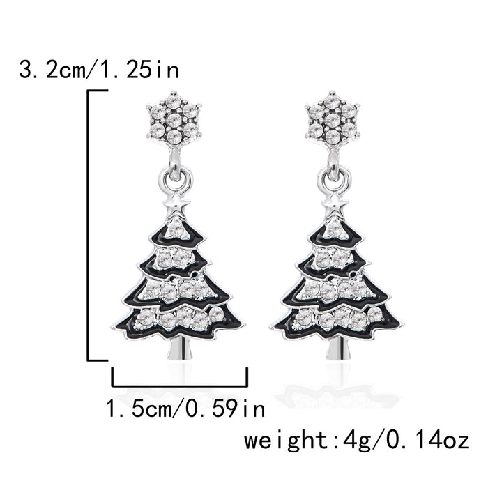 Wholesale  Christmas earrings  Christmas tree earrings