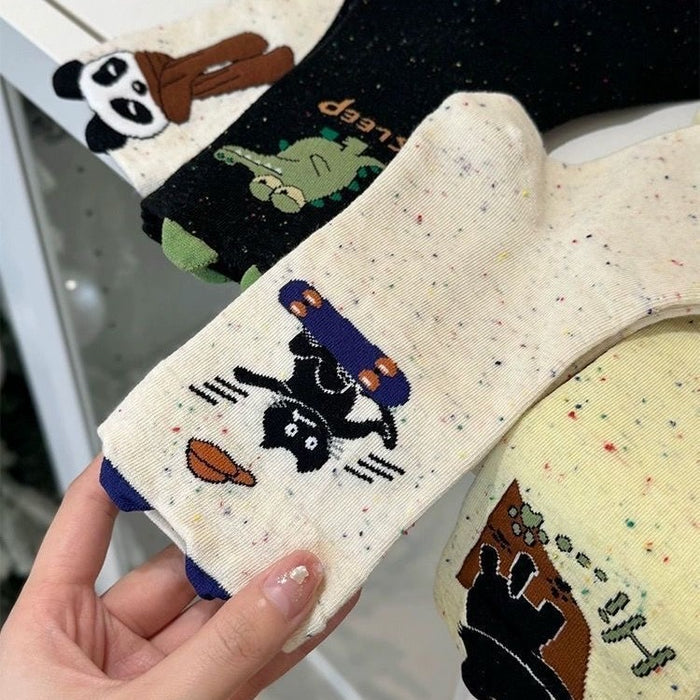 Wholesale High looks socks, funny college socks, cartoon ideas, tube gauze, tube socks