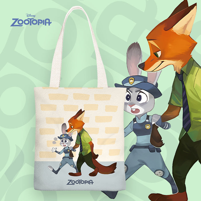 Wholesale Cartoon anime pattern canvas single-shoulder shopping bags