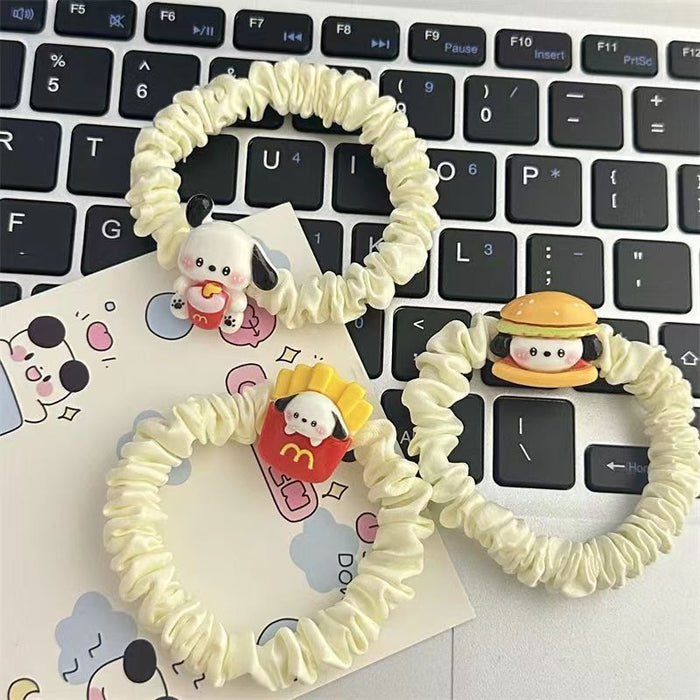 Wholesale Cartoon Cute Fabric Hair Ties JDC-HS-Weiye004