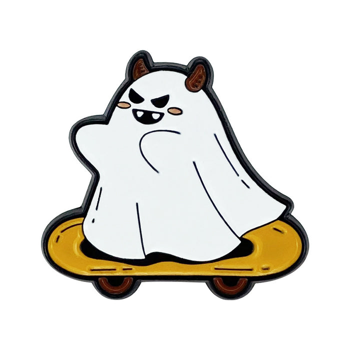 Wholesale Cute Cartoon  Brooch Pin Ghost Pumpkin Wizard Hat Zinc Alloy Baked Paint Party Accessory MOQ≥2
