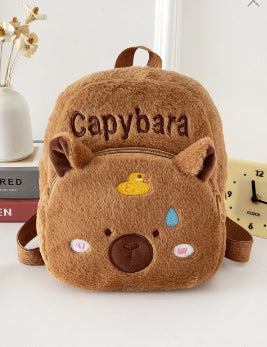 Wholesale Cute cartoon plush backpack bags