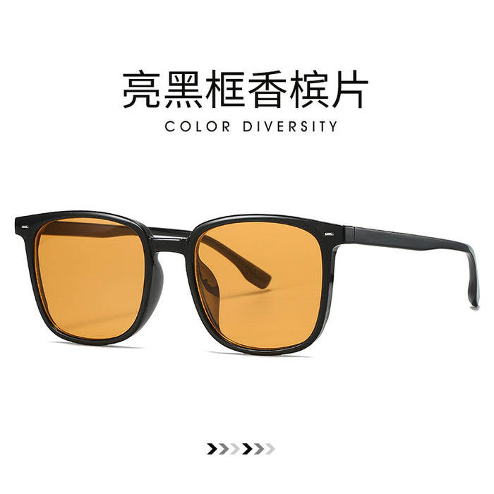 Wholesale Anti blue light sunglasses with flat frame and large frame