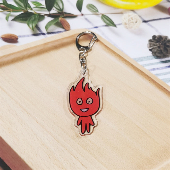 Wholesale Cartoon Acrylic Keychains JDC-KC-ChuangYi010