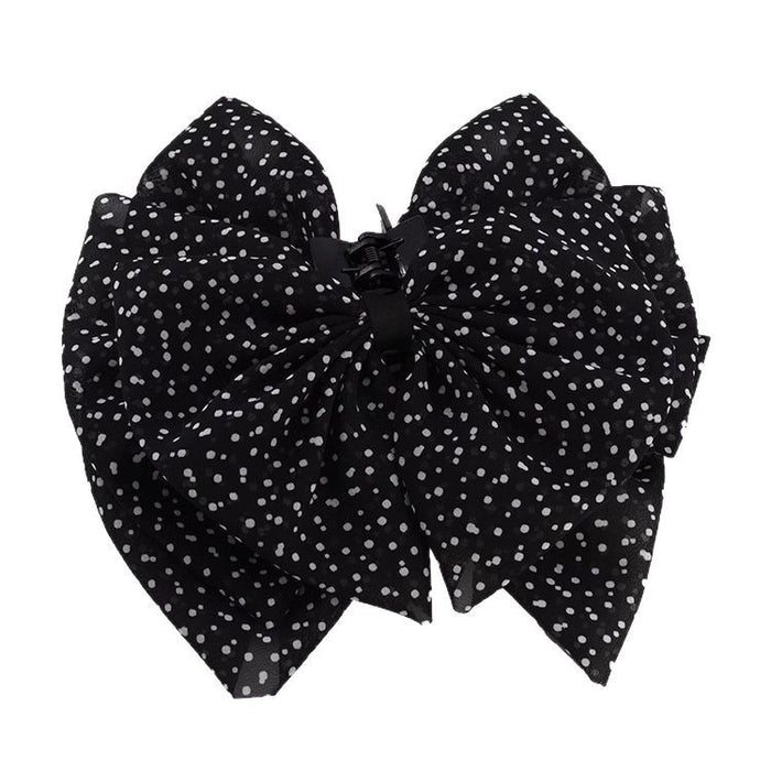 Wholesale Bow Grab Clip Elegant Fashion Chiffon Half Grab Hair Accessories Women's Hairpin Clip