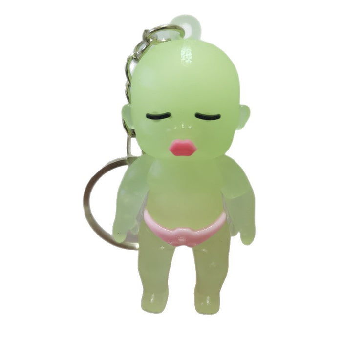 Wholesale 3pcs Black Doll Keychain Plush Doll Toy