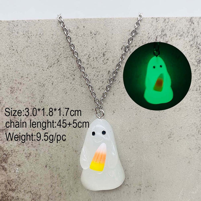 Wholesale  Earrings Ghost Pumpkin Corn Sugar Pendant Necklace  Christmas Jewelry
