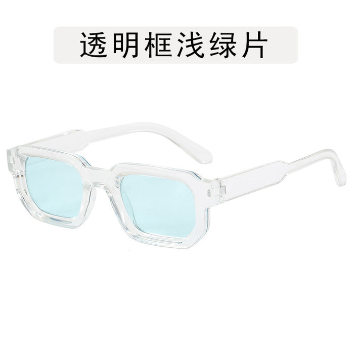 Wholesale Square frame sunglasses, new retro polygon sunglasses, simple and high-end fashion glasses