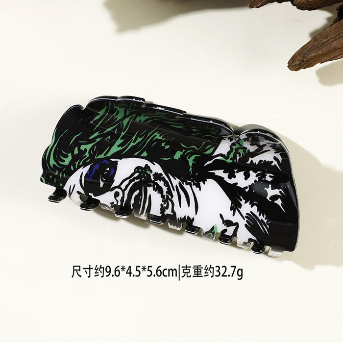 Wholesale  y Clown Shark Claw Hair Clip Acrylic Fashion Hair Accessory For Party And Boutique Resale