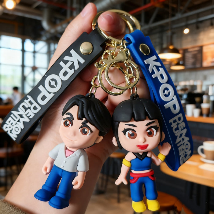 Wholesale KPOP Cute Cartoon Silicone Keychain