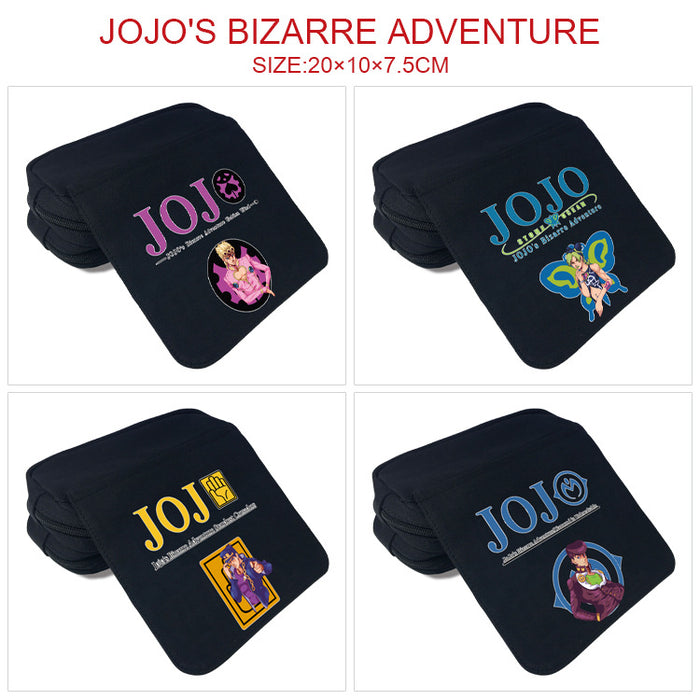 Wholesale Anime Cartoon Canvas Pencil Case Stylish Student Stationery Pouch
