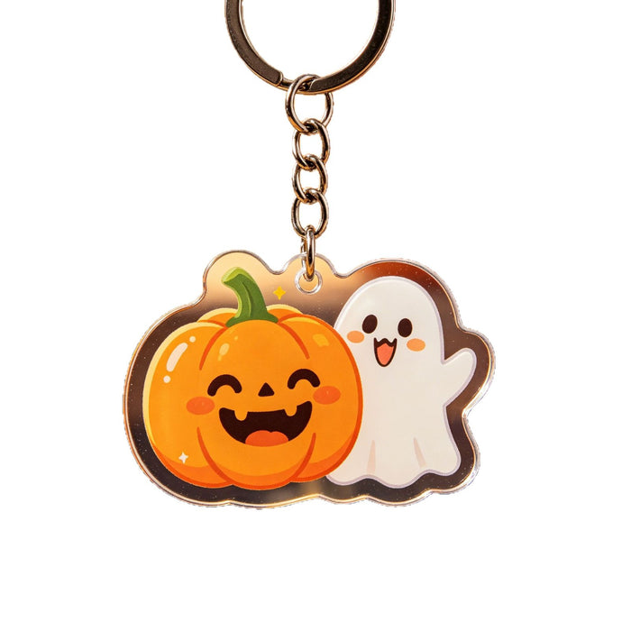 Wholesale Acrylic Keychain Pumpkin Witch Ghost Pendant Decorative Gift Accessory MOQ≥2