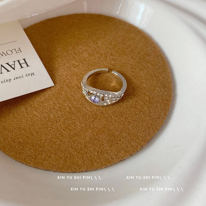 Wholesale Zircon Planet Ring, exquisite, fashionable, versatile, niche and personalized ring