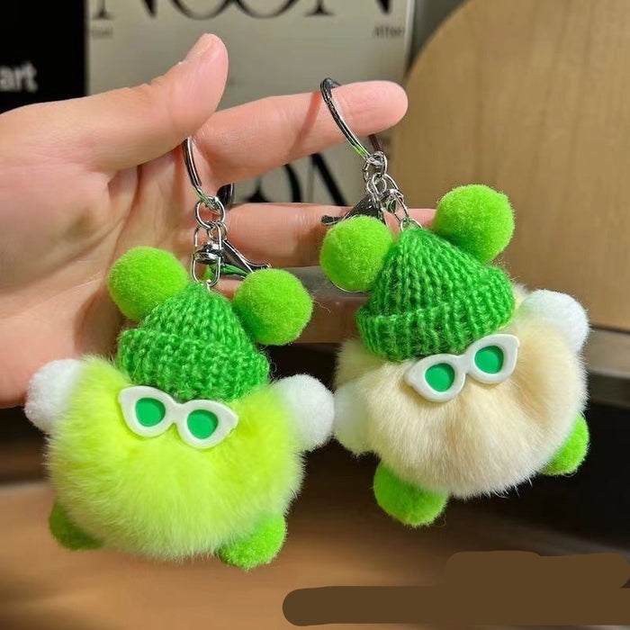 Wholesale  Coal Ball Bag Pendant  Doll Cartoon Car Keychain