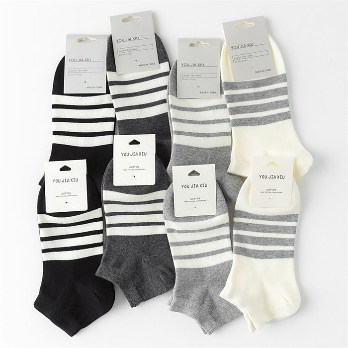 Wholesale Couple sports socks with asymmetrical stripes on the four bars