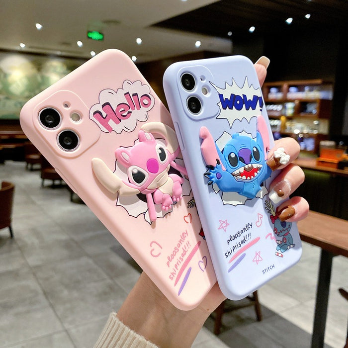 Wholesale Silicone Cartoon Phone Case (S) JDC-PC-Longt002